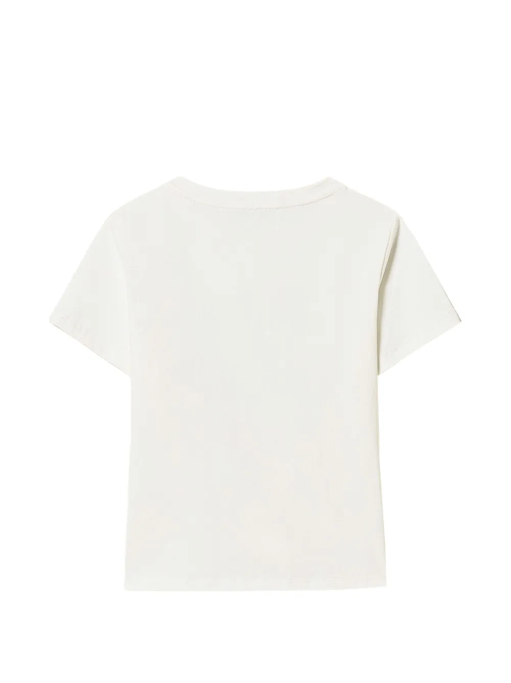 TWINSET Kids Sweater met logoprint Wit
