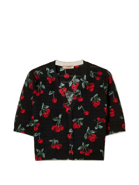 TWINSET チェリーカーディガン