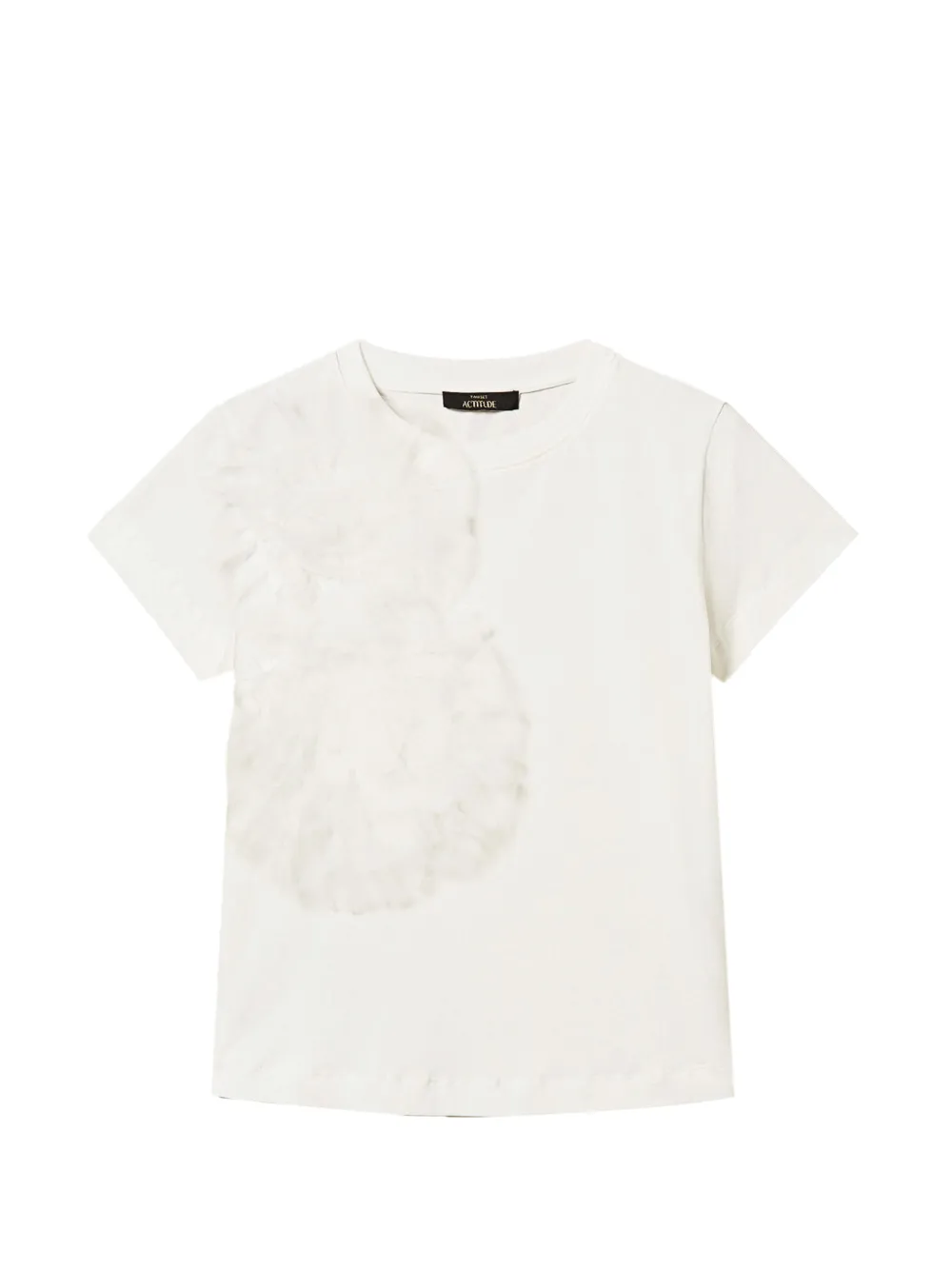 TWINSET tulle T-shirt - Weiß