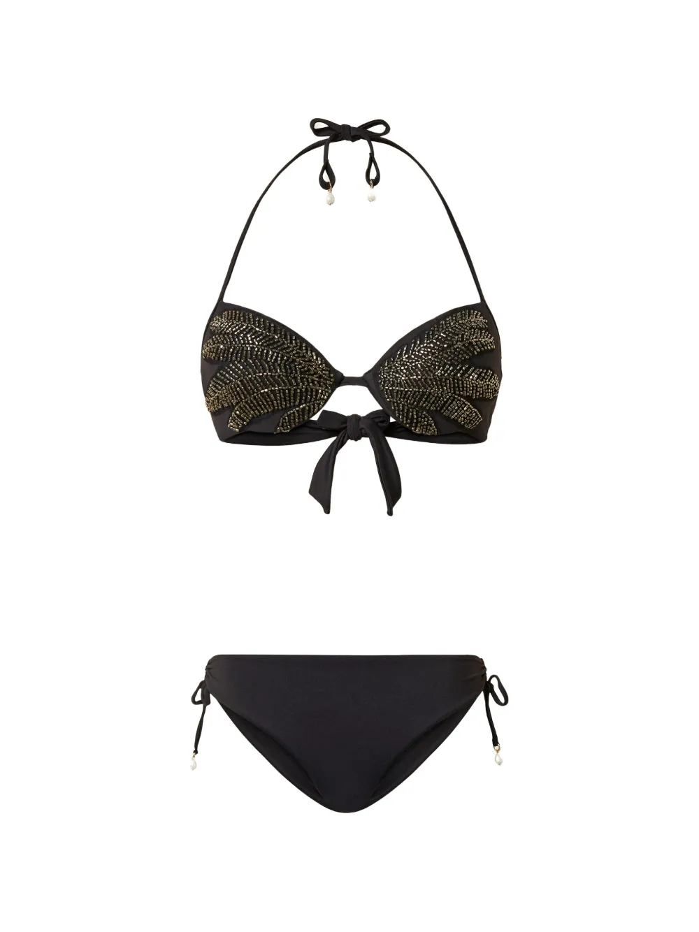TWINSET embellished bikini - Nero