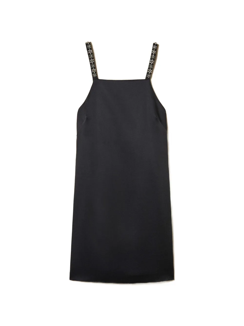 TWINSET Abito corto con ricamo - Nero