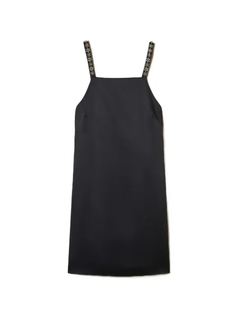 TWINSET rhinestone-embellished satin dress