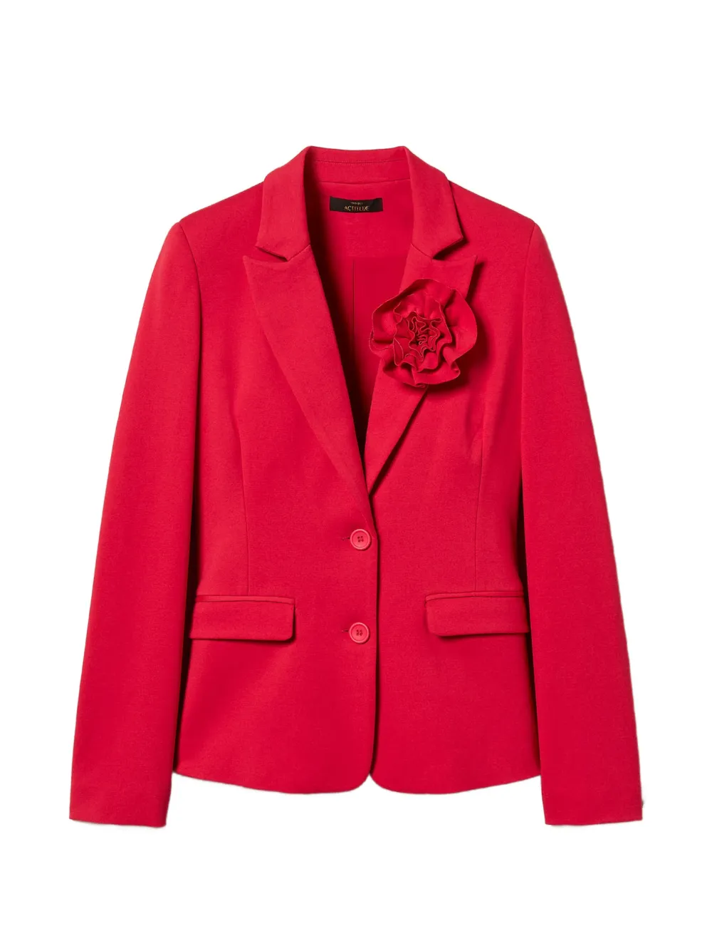 TWINSET floral-appliqué blazer - Rosso