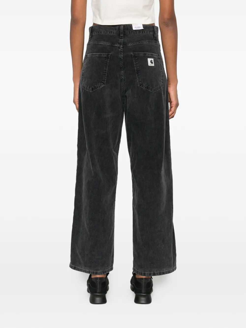 Carhartt Five-pocket Trousers Featuring Belt Loops Design In Black