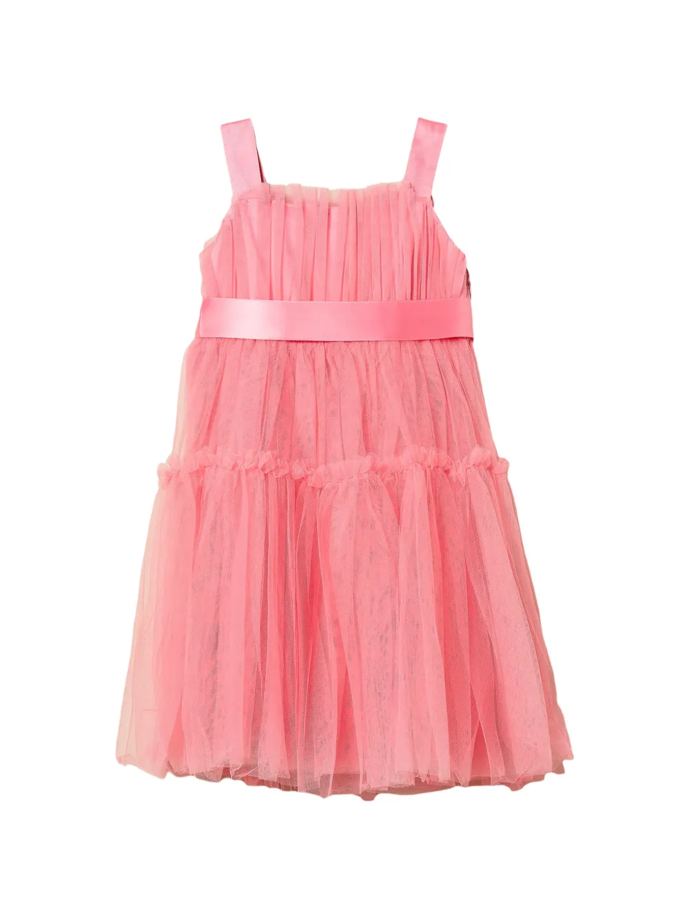 TWINSET Kids Tulen jurk Roze