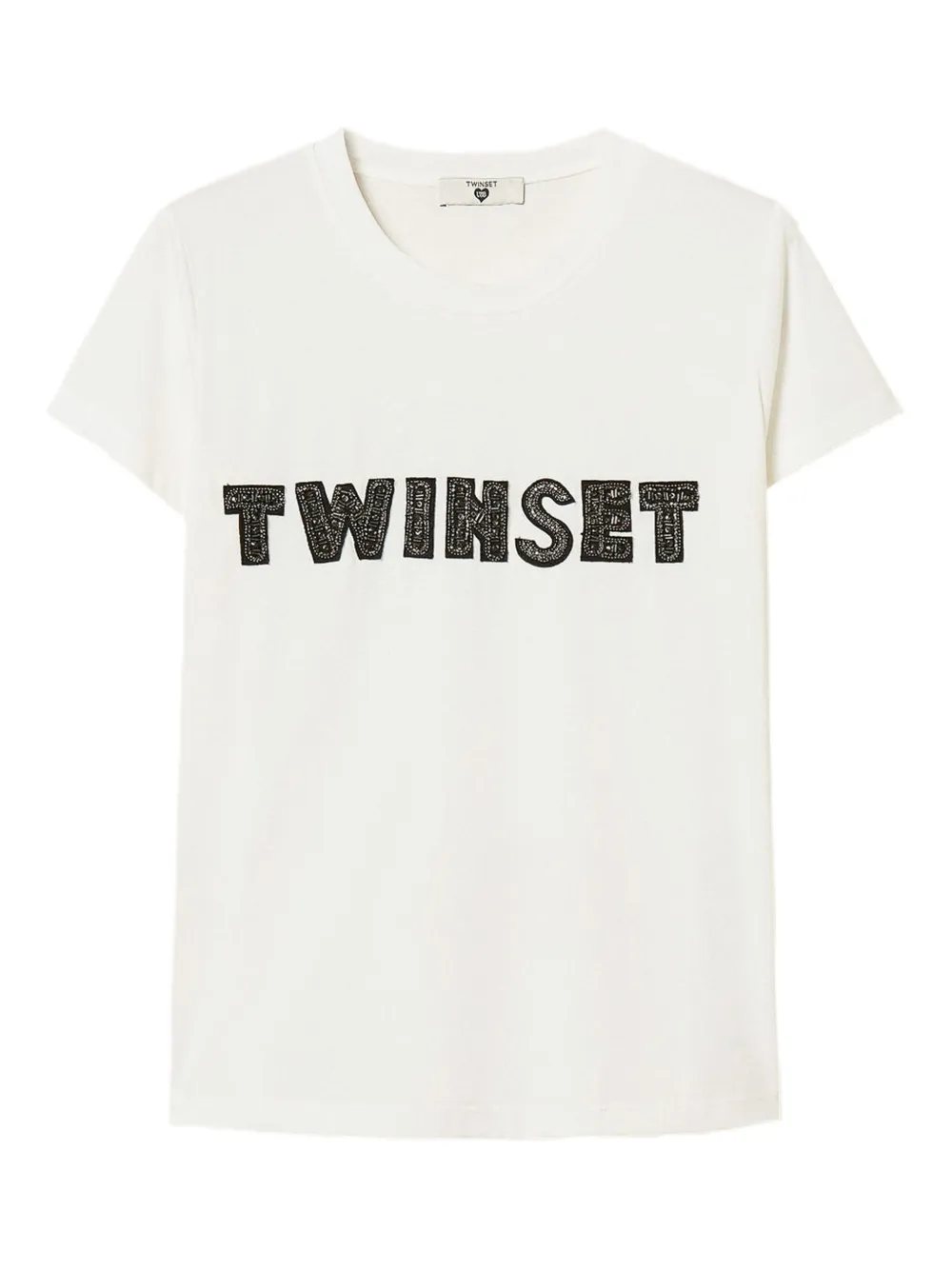 TWINSET T-shirt con applicazione - Bianco