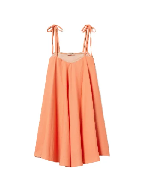 TWINSET vestido con tiras y moño