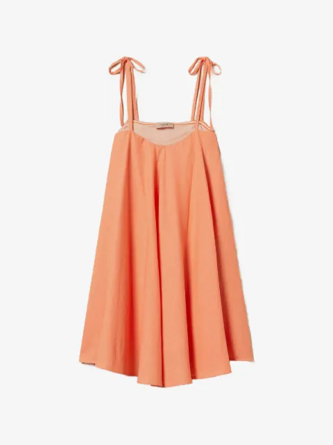 TWINSET short linen blend dress