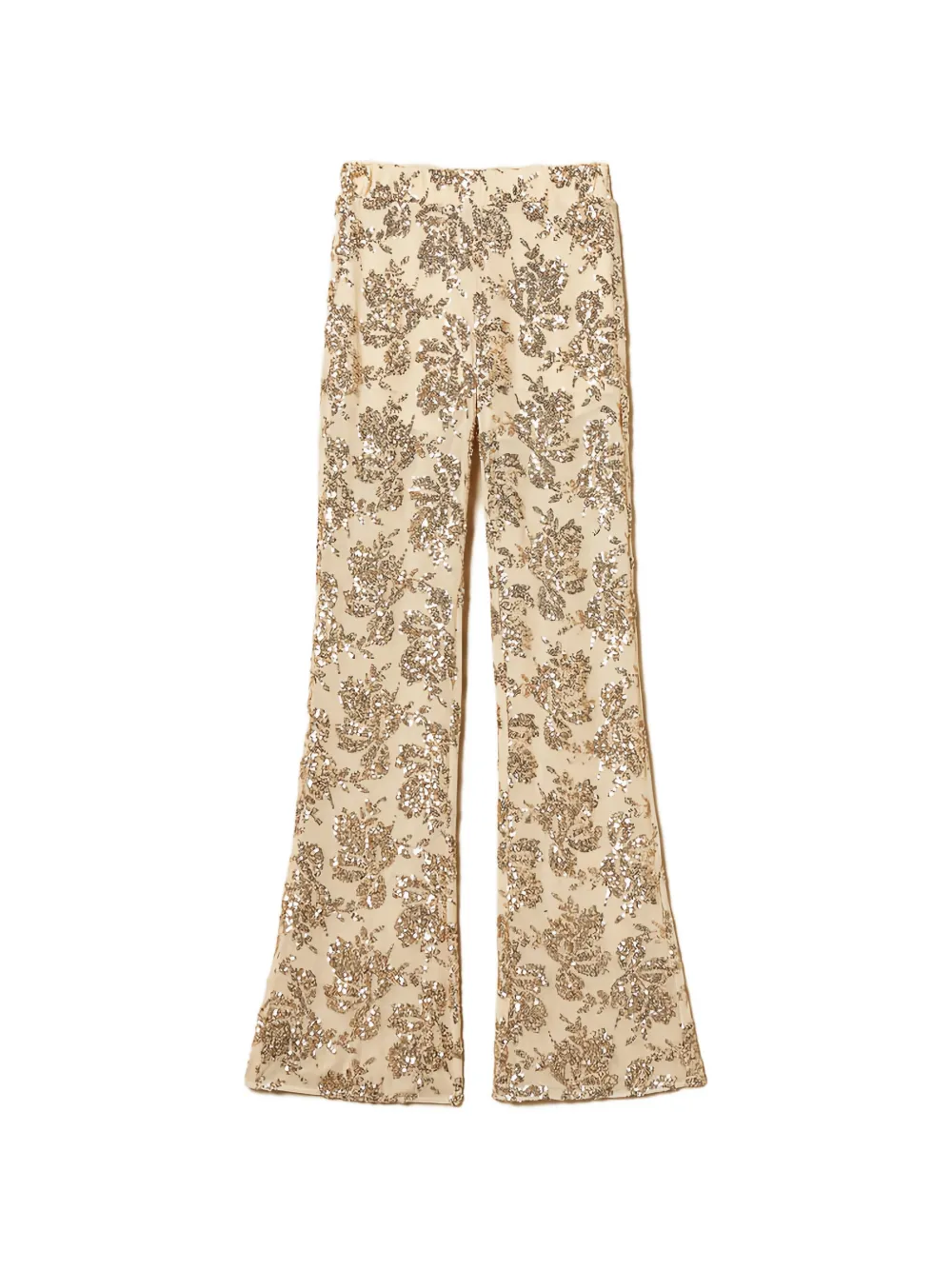 TWINSET Broek verfraaid met pailletten Beige