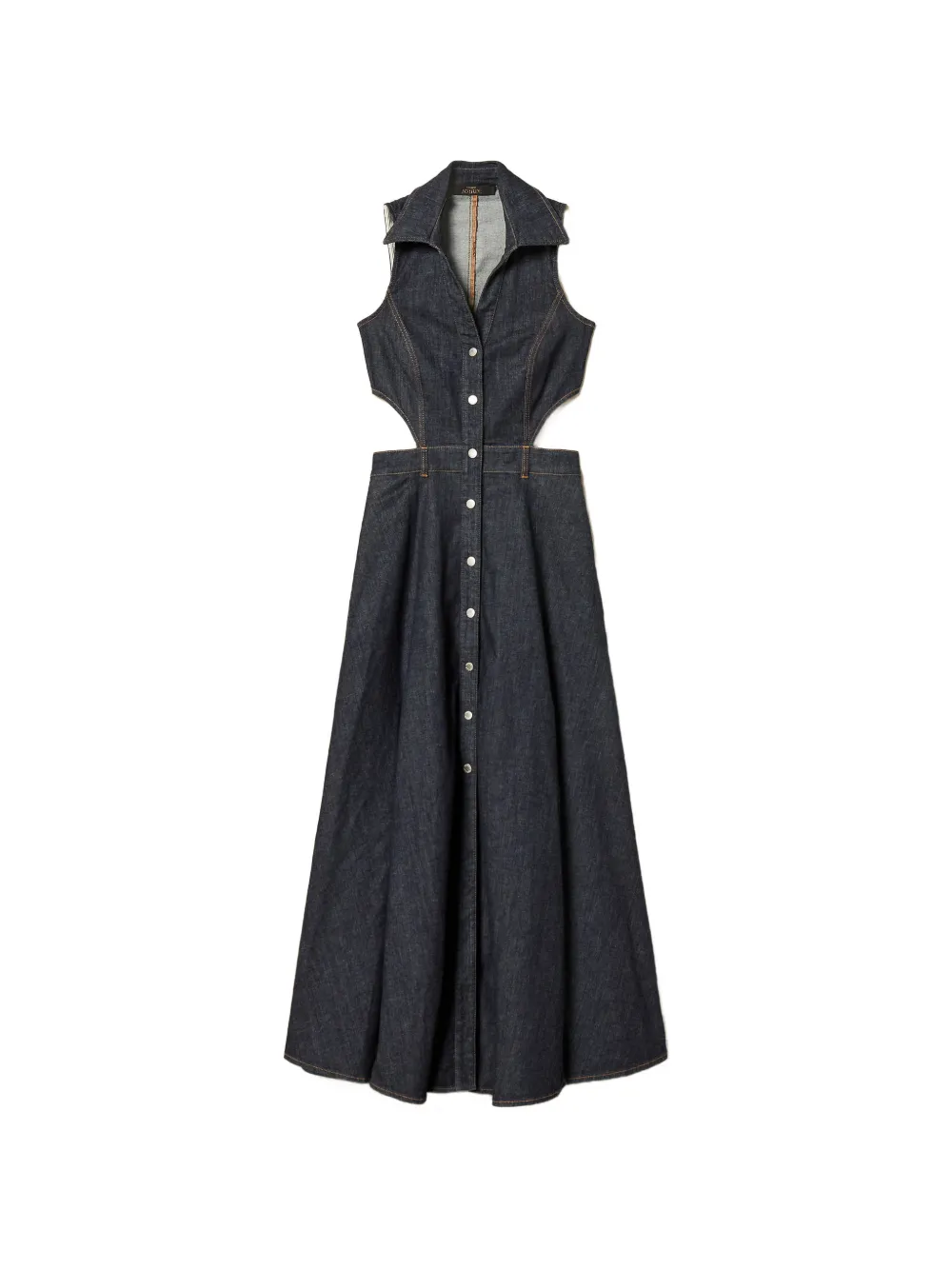 TWINSET Abito denim con dettaglio cut-out - Blu