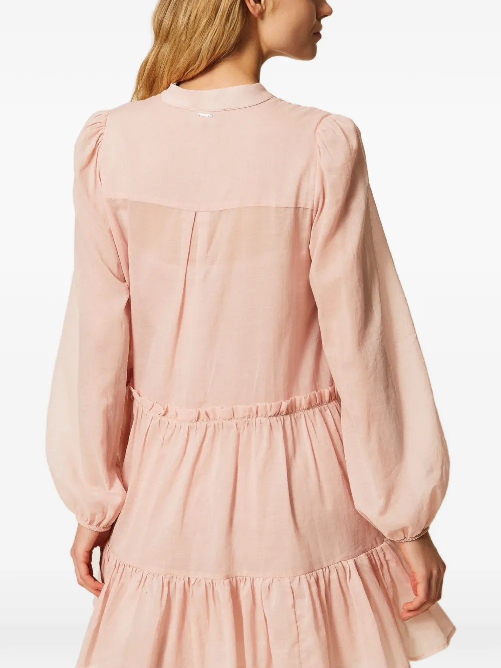 TWINSET Blousejurk met ruches Roze