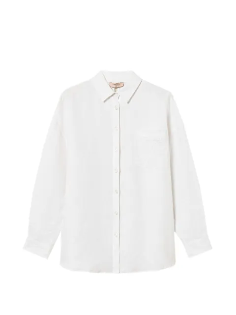 TWINSET camisa con bolsillo en el pecho