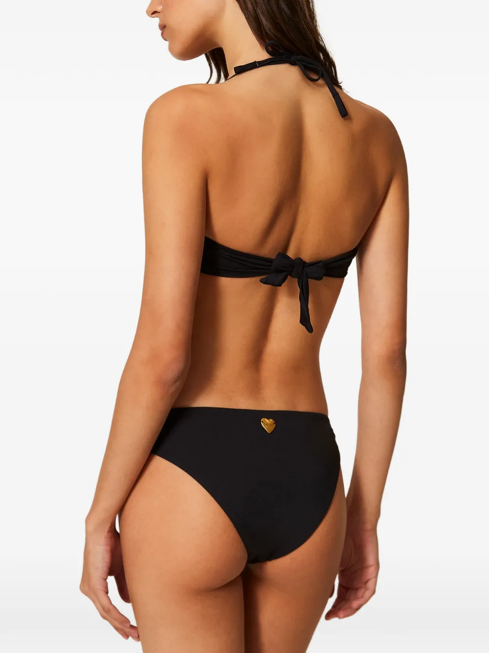  Twinset Studs Bandeau Bikini Top - Black 