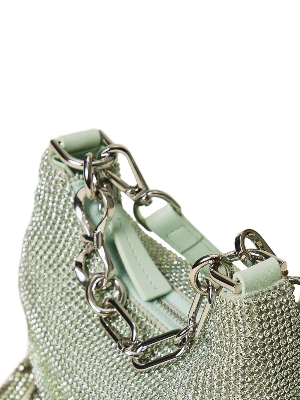  Twinset Chain Tassel Shoulder Bag - Green 