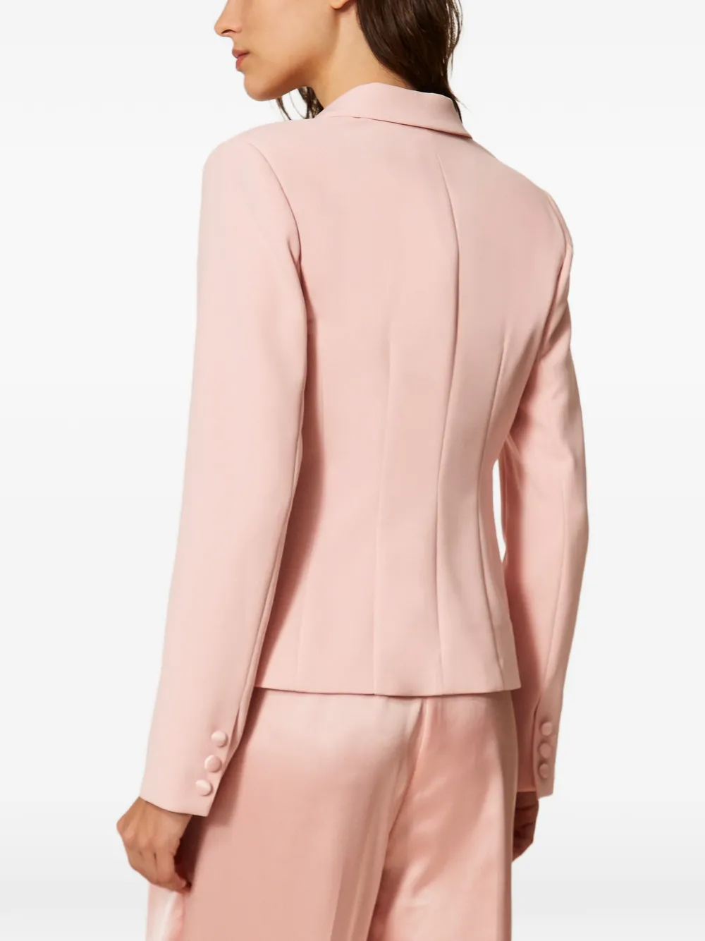 TWINSET Blazer met dubbele rij knopen Roze