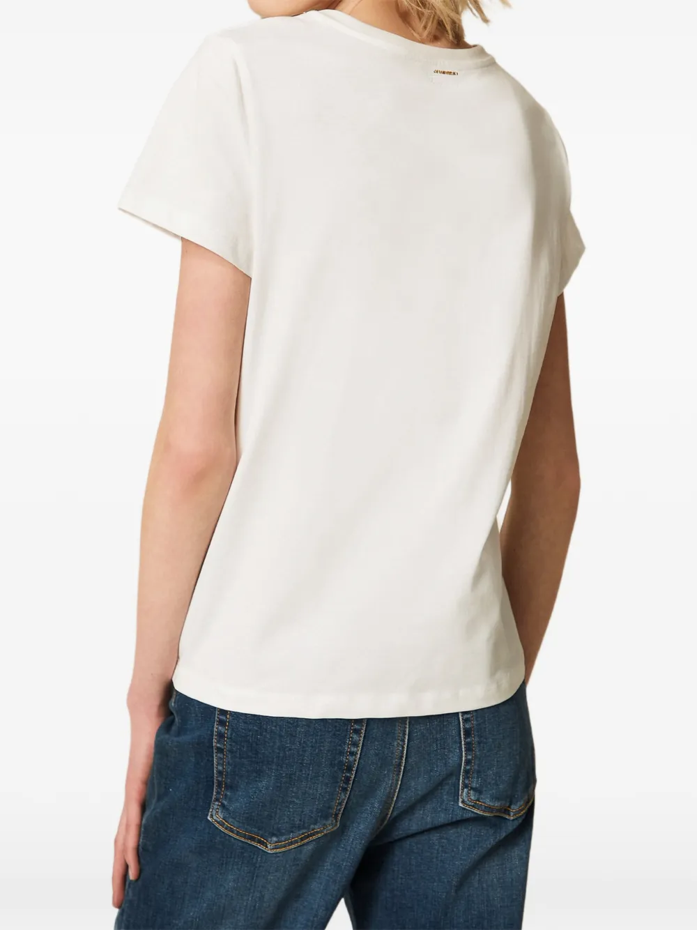 TWINSET T-shirt met bloemenprint Wit