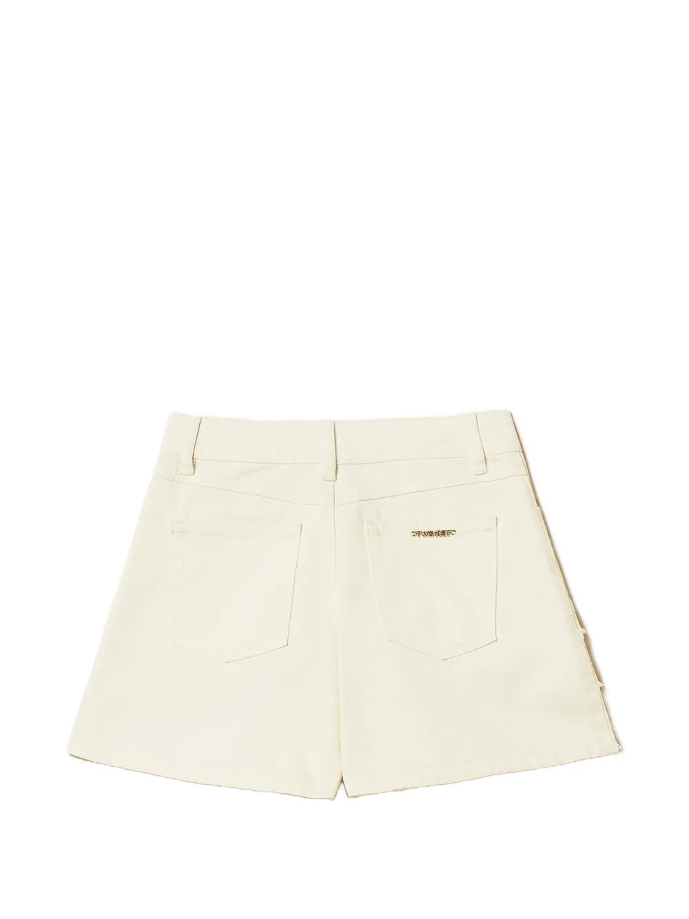 TWINSET Kids Shorts met ruches Beige