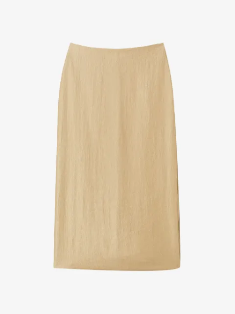 TWINSET laminated midi skirt