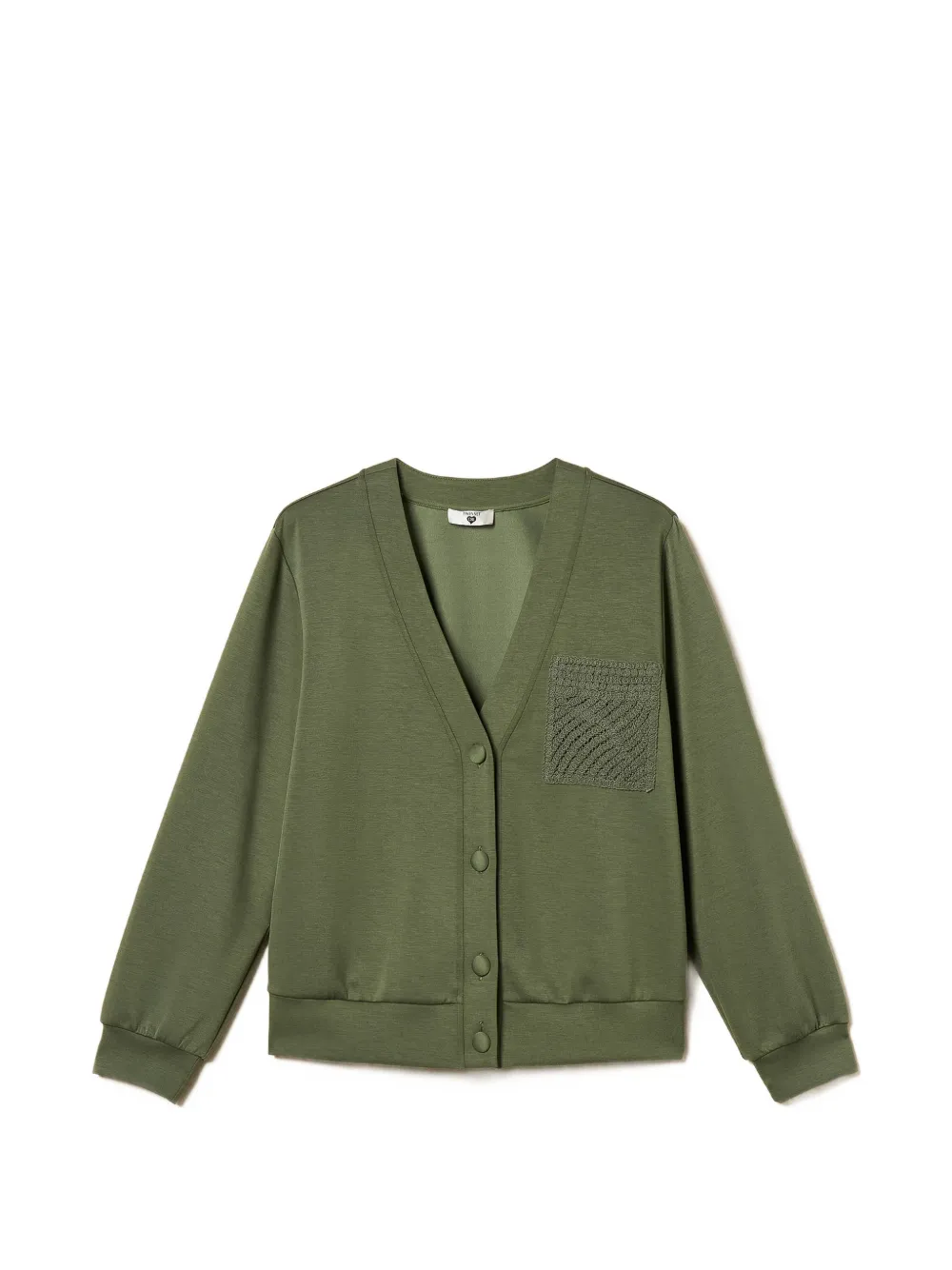 TWINSET Cardigan all'uncinetto - Verde