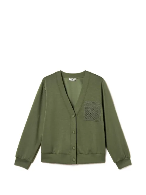 TWINSET crochet-detail cardigan