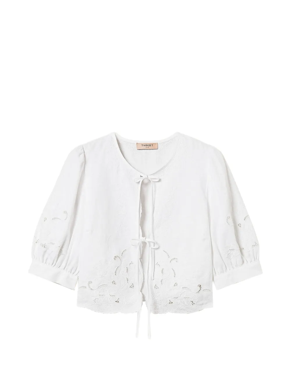 TWINSET linen shirt - Bianco