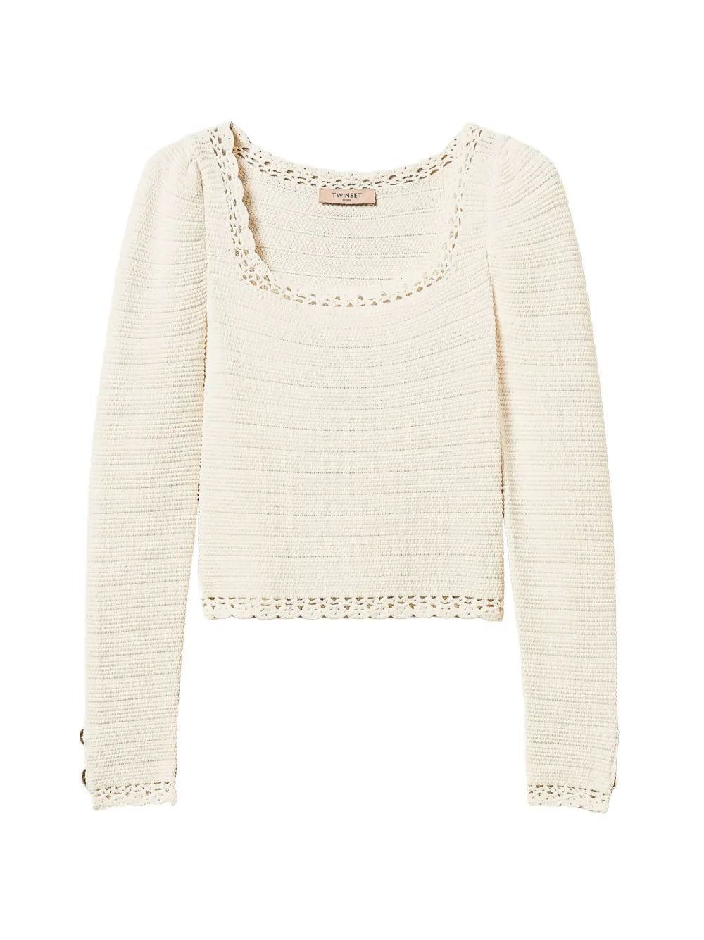 TWINSET crochet sweater - Toni neutri