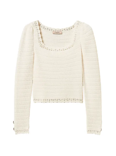 TWINSET suéter de crochet