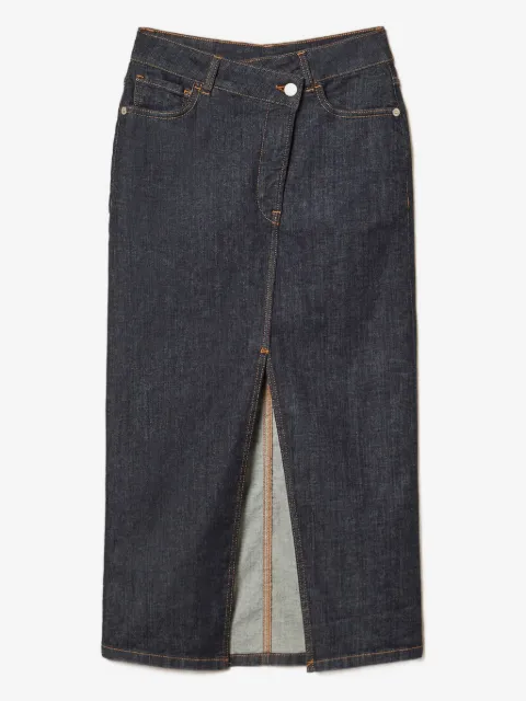 TWINSET denim midi skirt