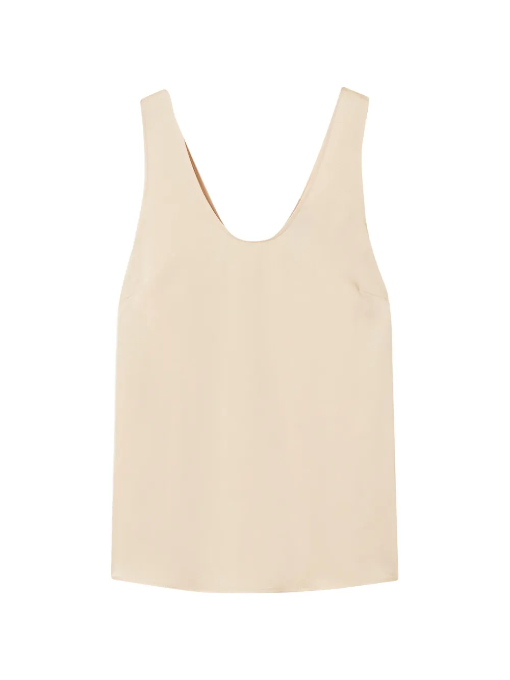 TWINSET V-neck satin top - Toni neutri