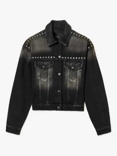TWINSET veste en jean à détails de clous