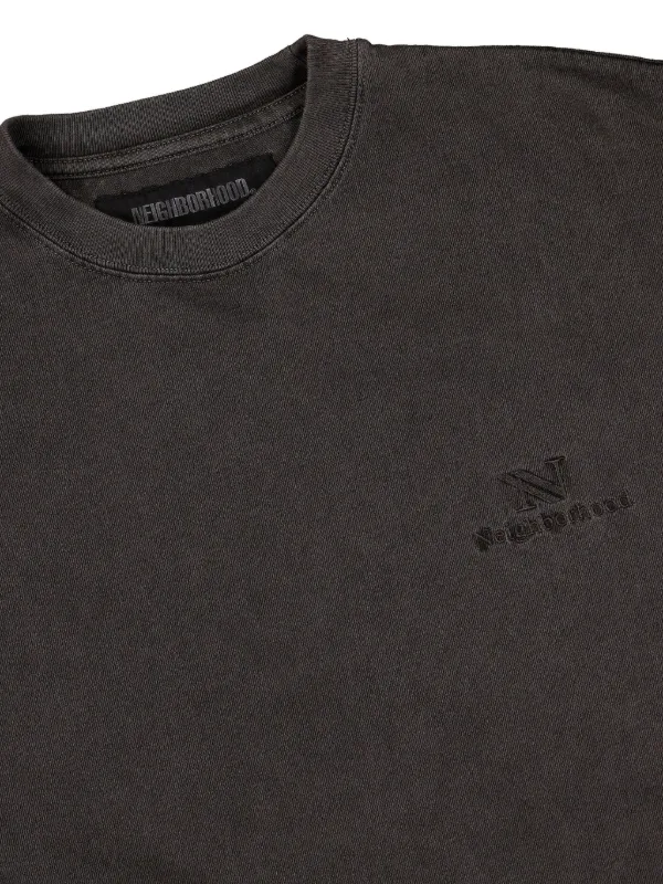 Neighborhood pigment-dyed crew-neck T-Shirt | Grey | FARFETCH