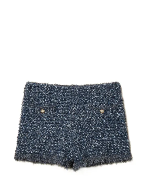 TWINSET frayed knit shorts