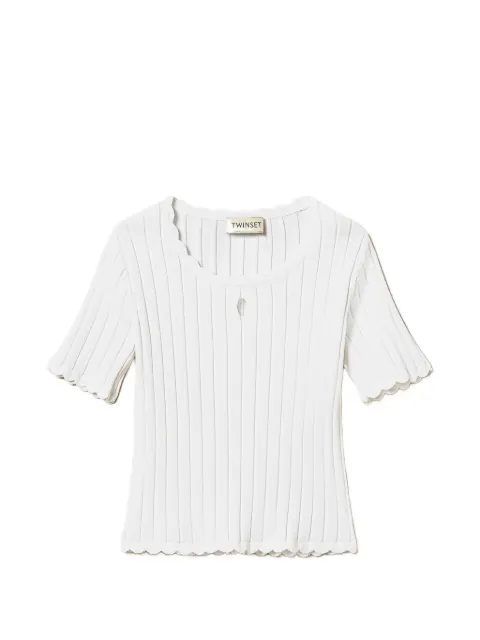 TWINSET Kids ribbed top