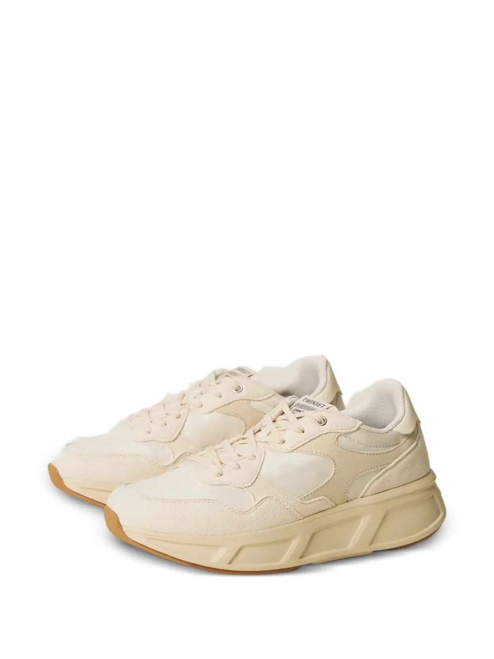 TWINSET Sneakers met vlakken Beige