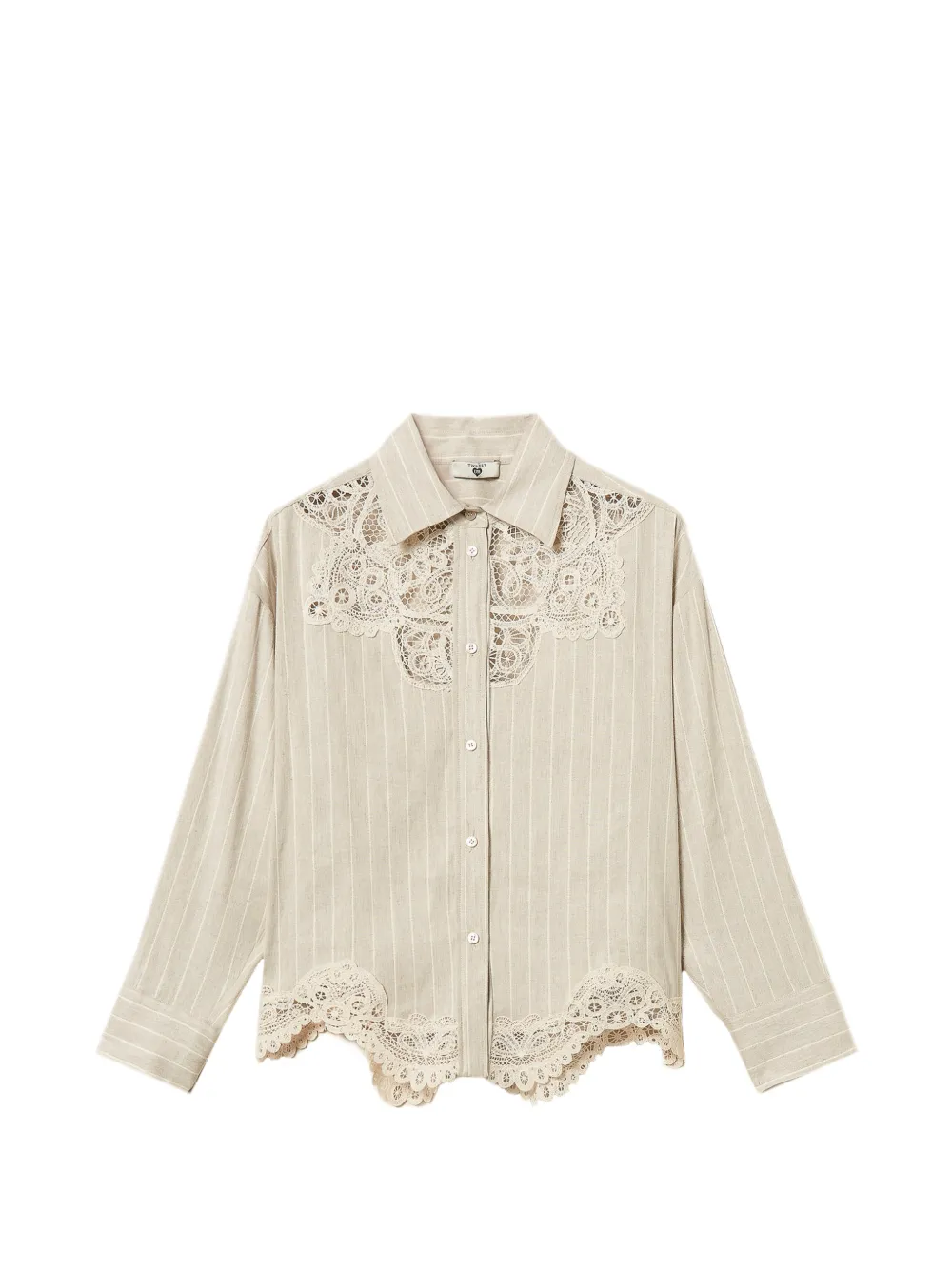 TWINSET Camicia a righe - Toni neutri
