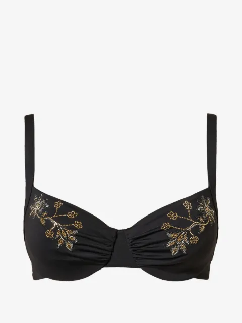 TWINSET underwired bikini top with studs