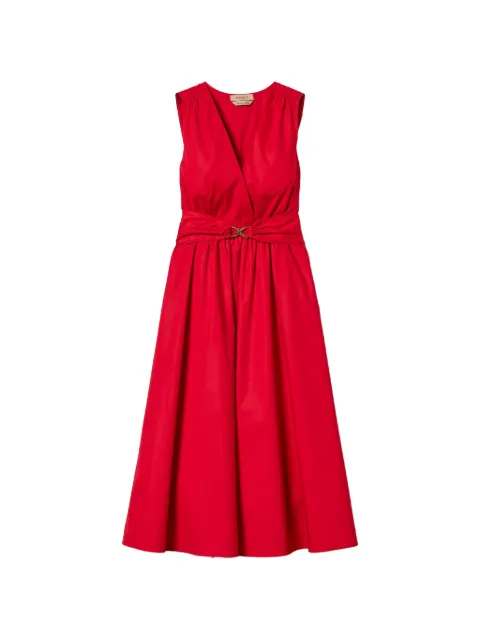 TWINSET V-neck belted midi dress