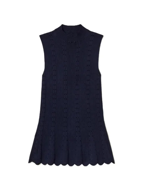 TWINSET scalloped-trim top