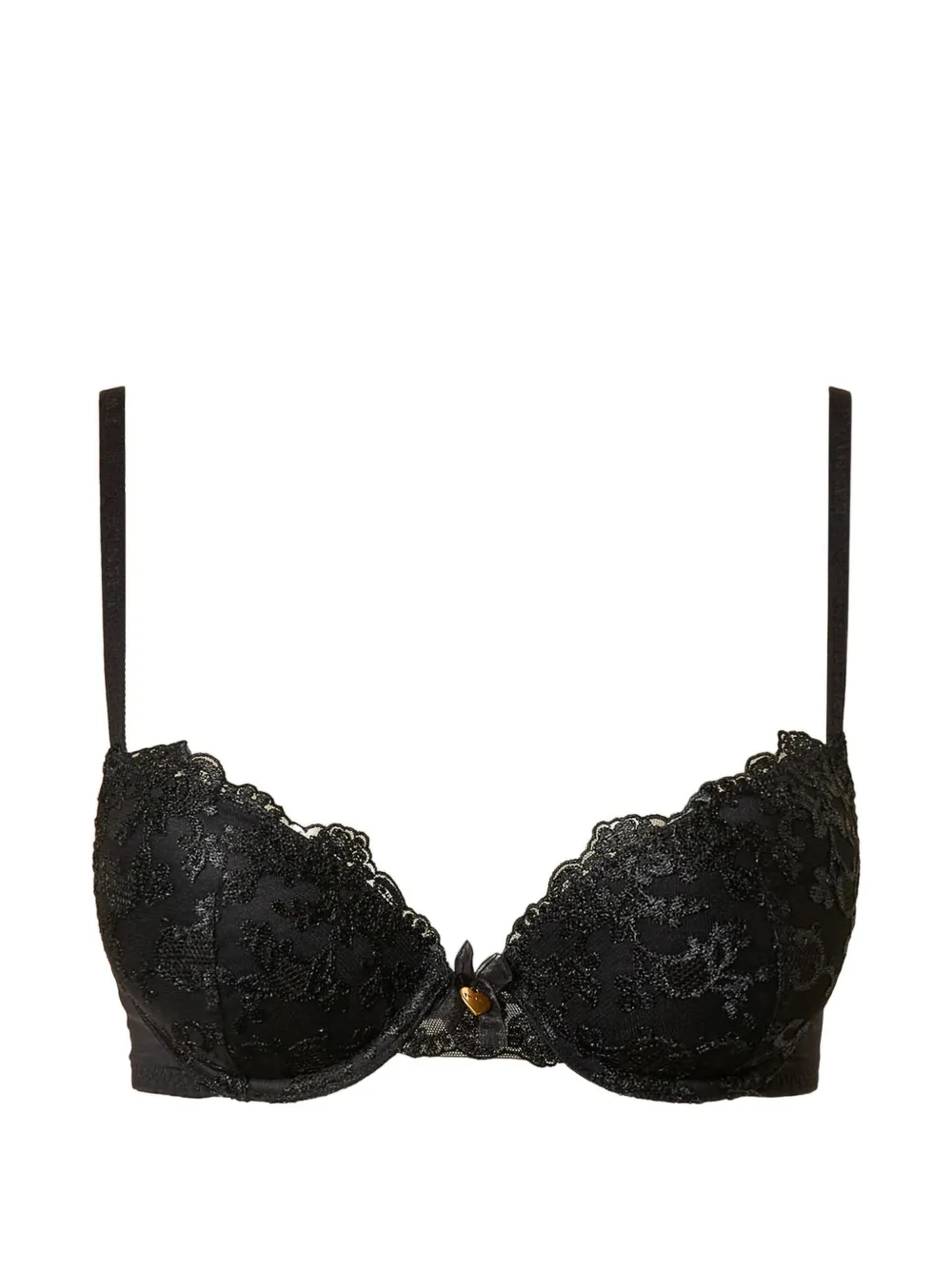 TWINSET embroidered push-up bra - Nero