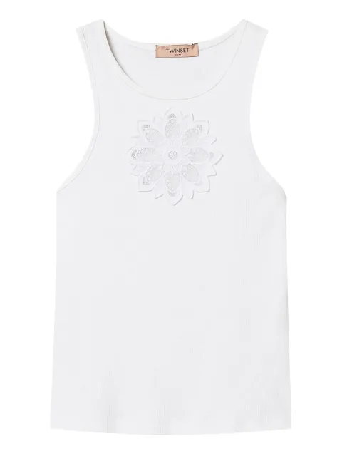 TWINSET camiseta con bordado floral