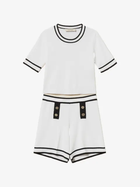 TWINSET Kids Playsuit mit Kontrastdetails