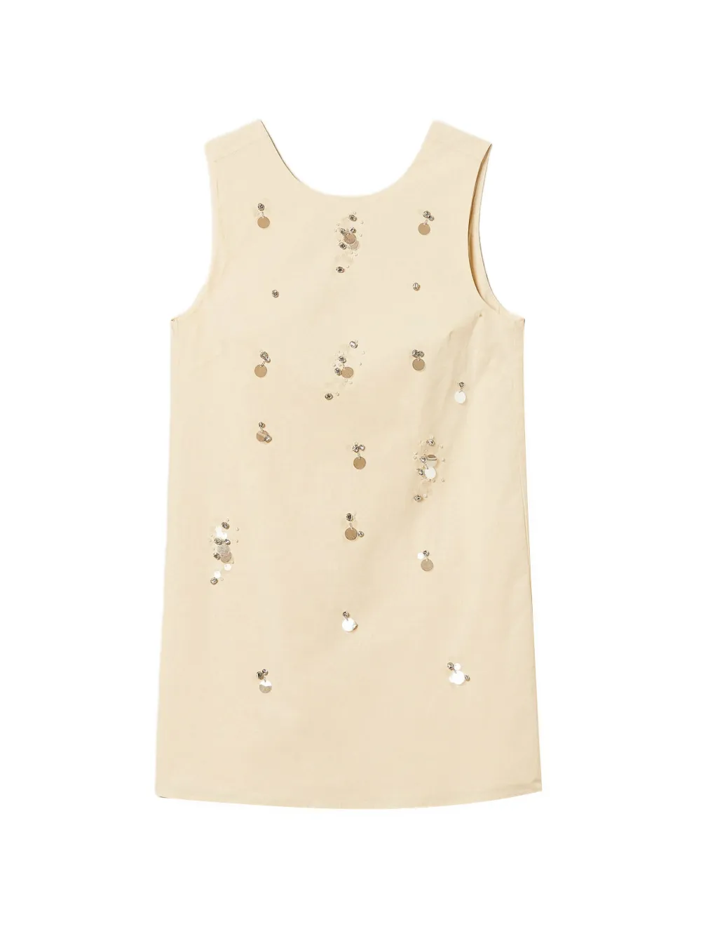 TWINSET Abito con paillettes - Toni neutri