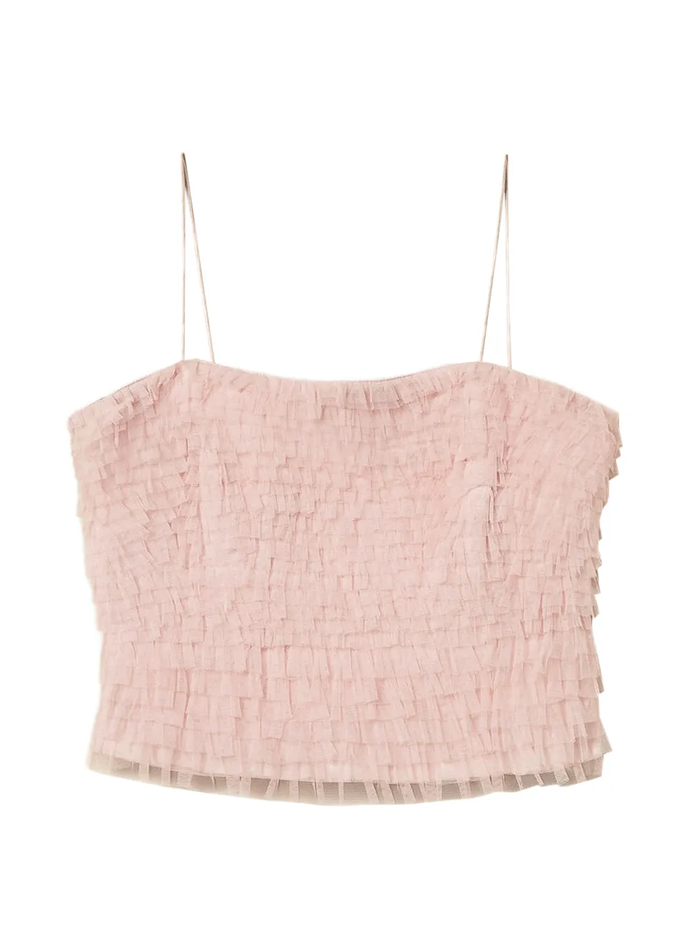 TWINSET ruffle-detail top - Rosa