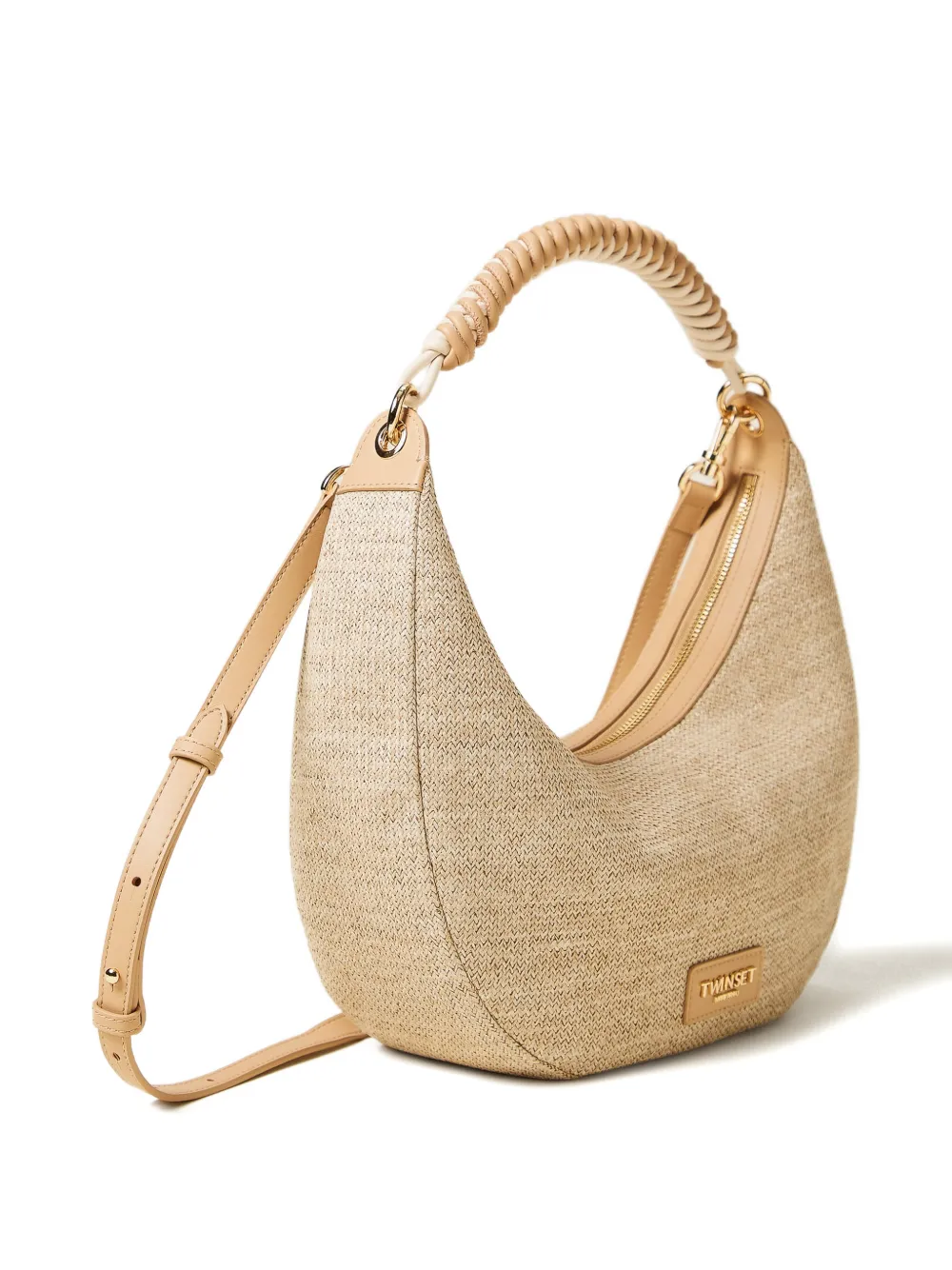 TWINSET Gedraaide shopper - Beige