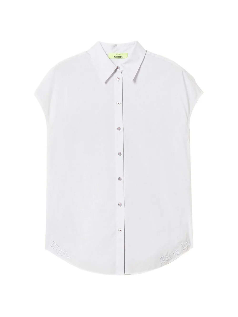 TWINSET x Myfo embroidered shirt - Bianco