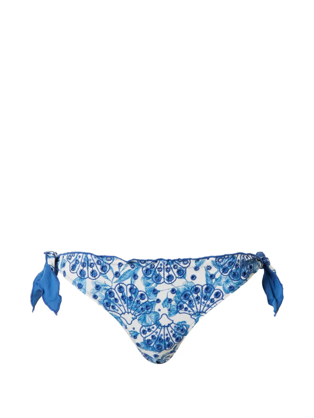 TWINSET embroidered bikini bottoms - Blau