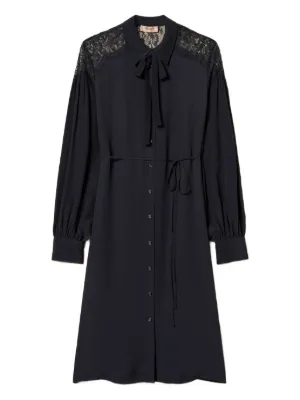 agnona black v neck short sleeve midi dress Agnona Women's Black 3/4 Sleeve V Neck Midi length Dress - Size 44 IT