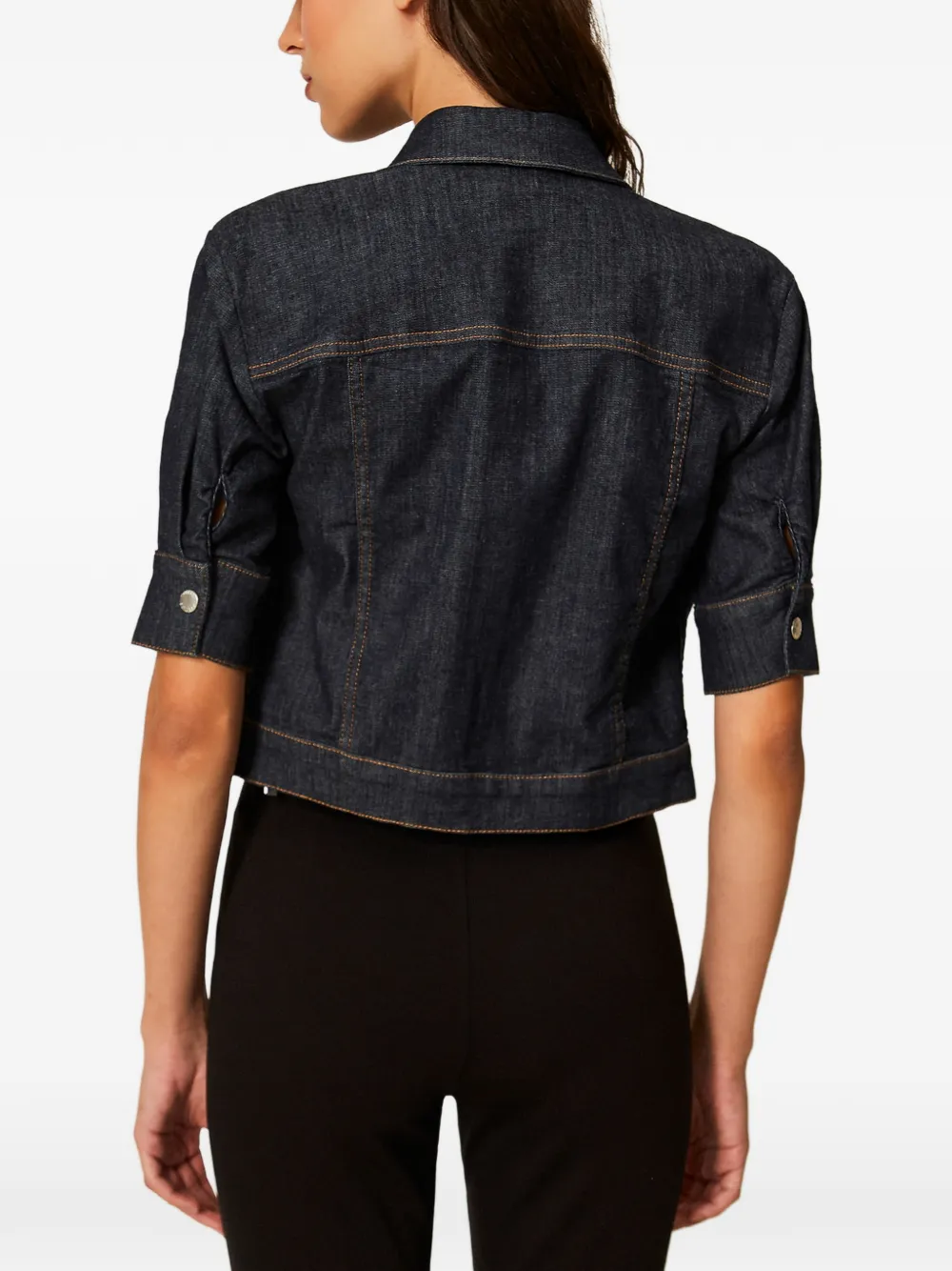 TWINSET Blouse met pofmouwen Blauw