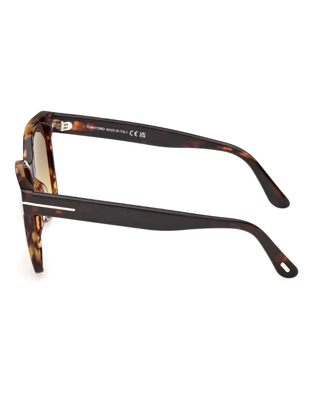 Tom Ford Iris 56mm Gradient Butterfly Sunglasses In Brown