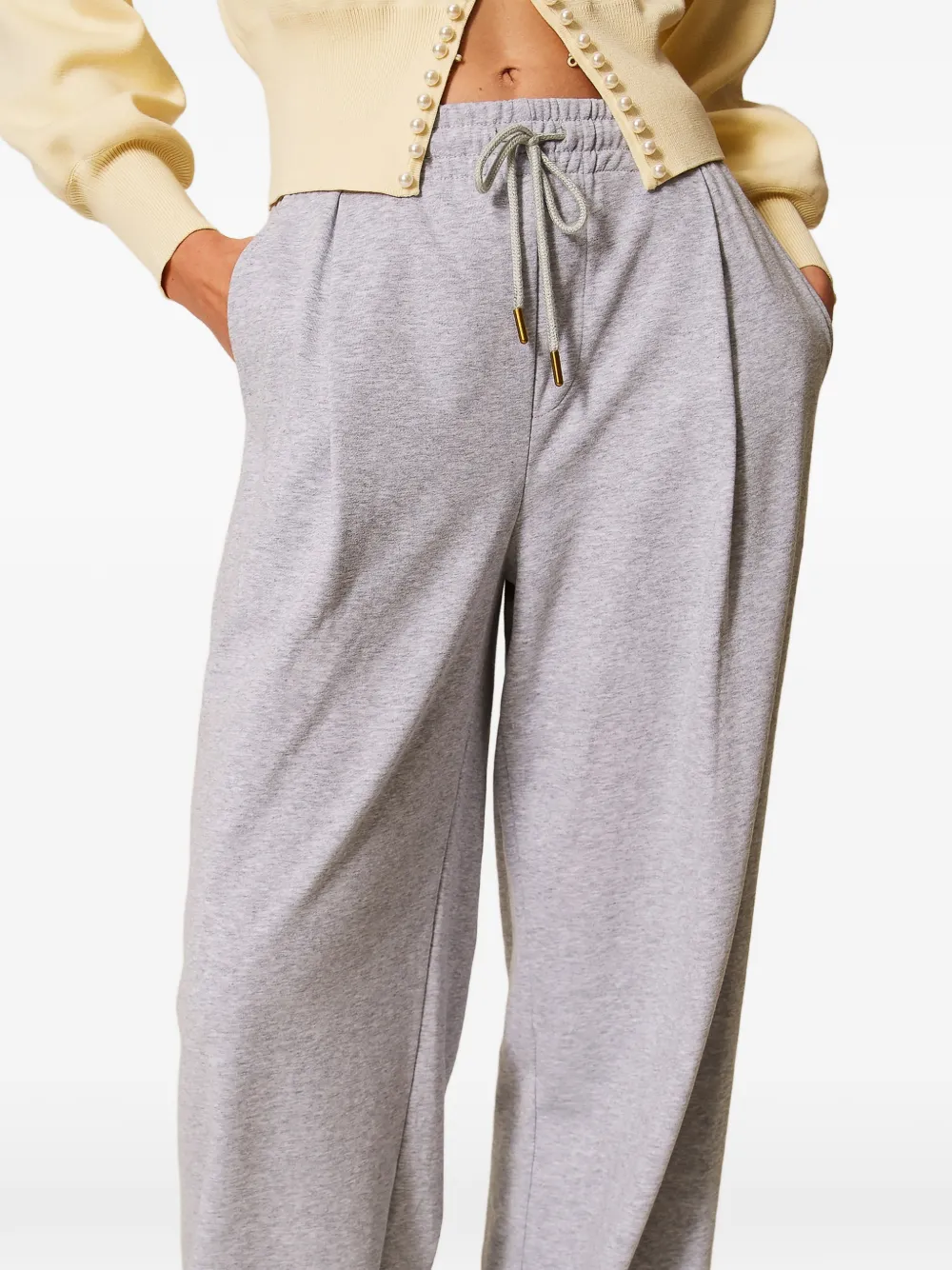 TWINSET Broek met trekkoord Grijs